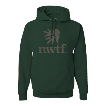 Forest Logo Hoodie Product Image on white background