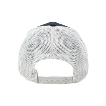 NWTF Paramount Navy/White/Red Hat Front Image on white background