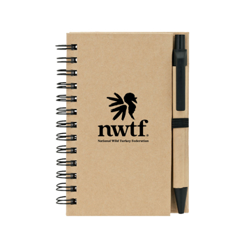 Notebook & Pen Product Image on white background