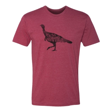 Script Tee Front Image on white background