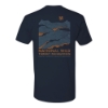 Landscape Tee Back Image on white background