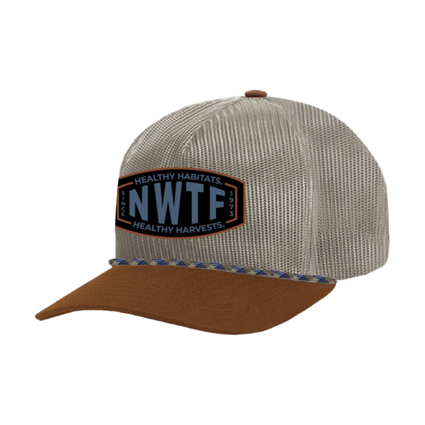 NWTF Mesh Hat Front Image on white background
