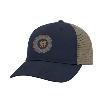 NWTF Navy Hat Front Image on white background