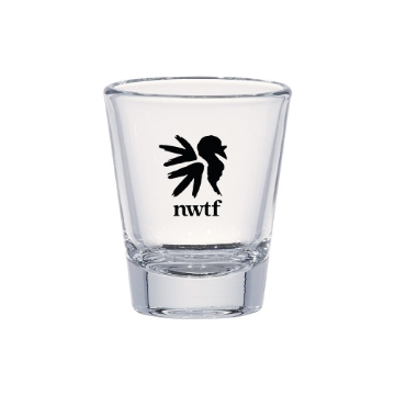 NWTF Shot Glass Product Image on white background