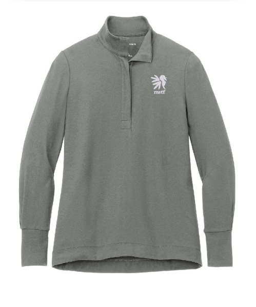 nwtf ladies grey q zip