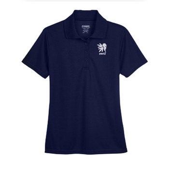 nwtf ladies navy polo