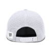 NWTF White Performance Hat Back Image on white background