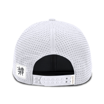 NWTF White Performance Hat Front Image on white background