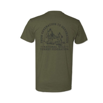 NWTF Generations Tee Front Image on white background