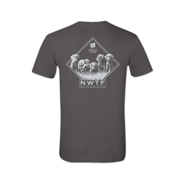 NWTF Puppy Tee Front Image on white background