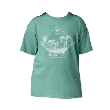 NWTF Youth Puppy Tee Front Image on white background